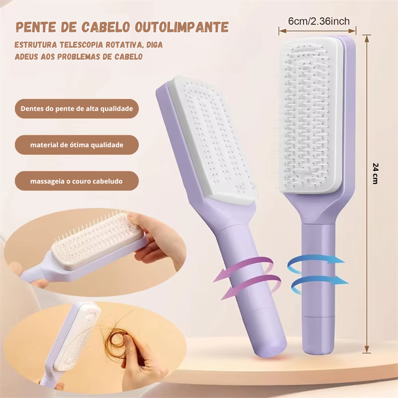 Pente rotativo cabelisse