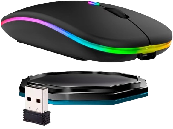 Mouse Sem Fio com Bluetooth Recarregável