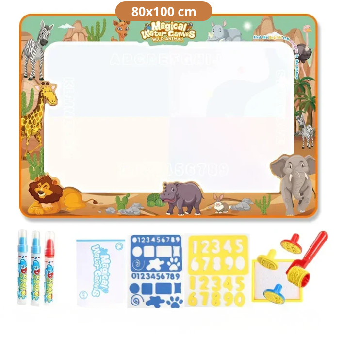 Tapete Mágico de Desenho com Água!