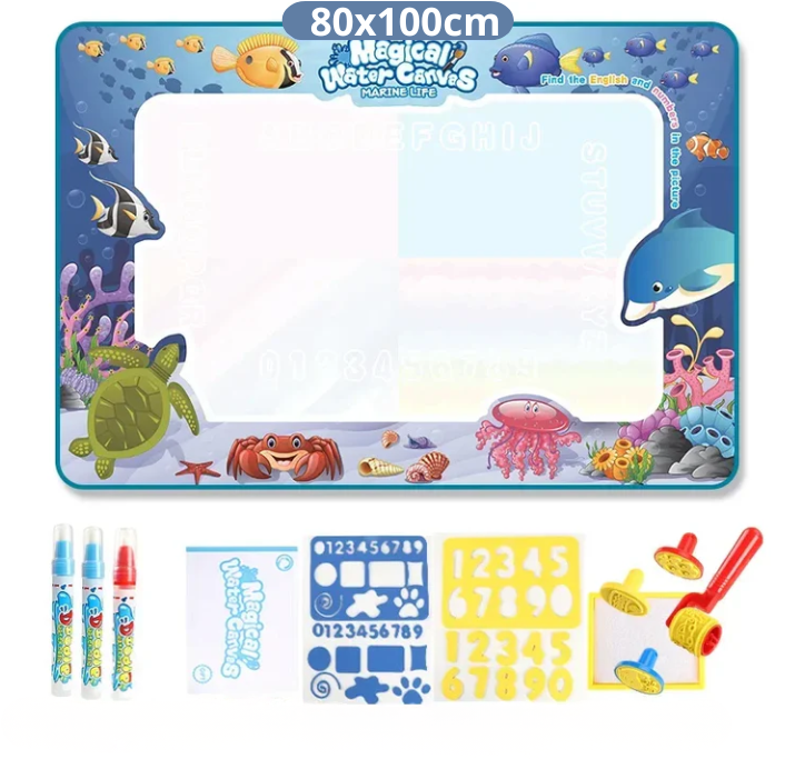 Tapete Mágico de Desenho com Água!