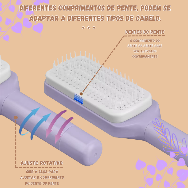 Pente rotativo cabelisse